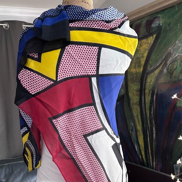 New Roy Lichtenstein Graphic Scarf - Picture 4 of 7